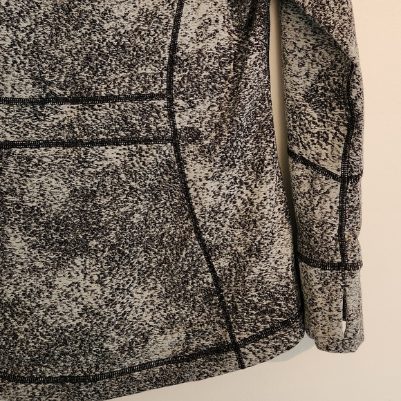 Lululemon Define Jacket: Luminesce Splatter (White/Black) Size 10 - Picture 11 of 14
